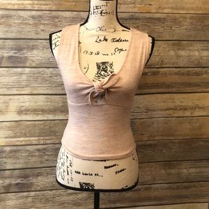 American Eagle Outfitters tan crop top